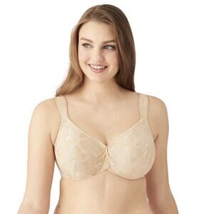 Wacoal Awareness 38 I Full Figure Seamless Underwire Bra 85567 Nude Size 38I
